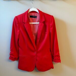 The Limited Women's Red Blazer Tall Small